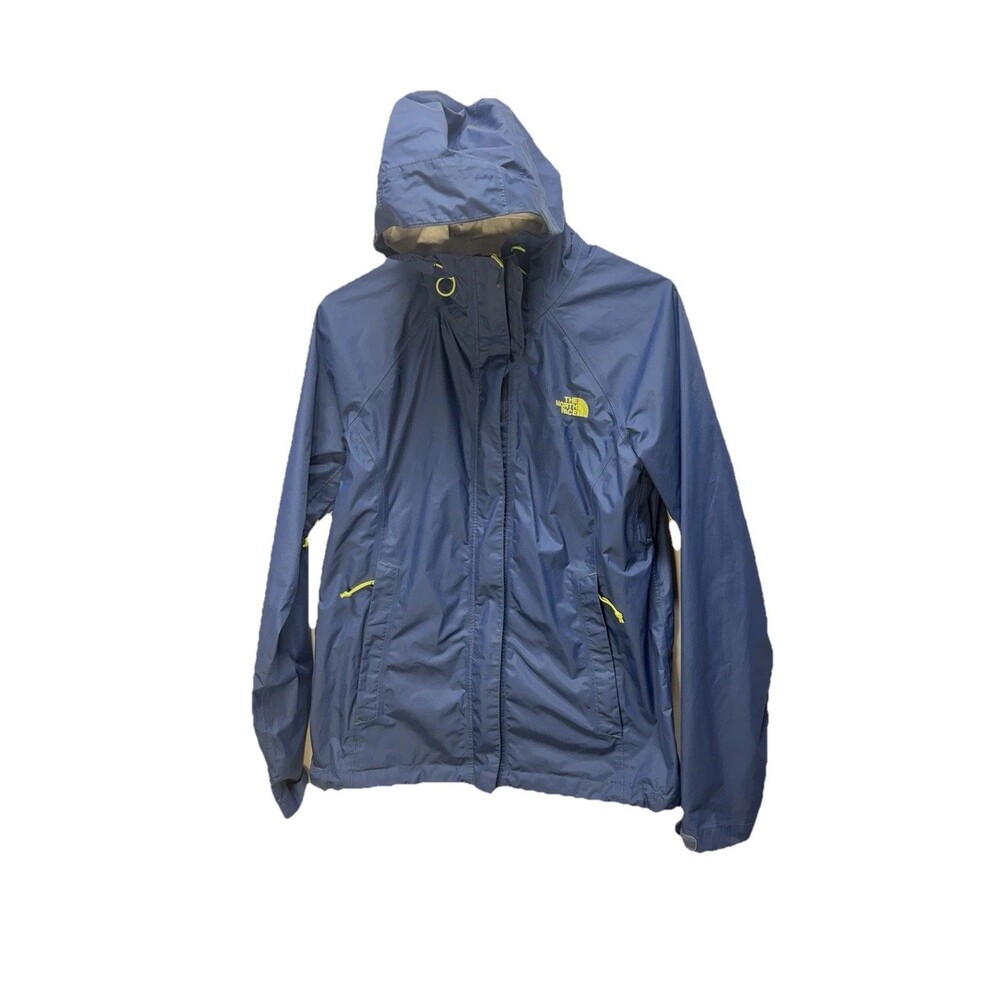 THE NORTH FACE  Women’s Hooded Rain Jacket  Windbreaker Blue Sz S